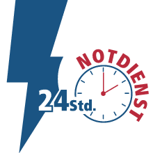 Icon 24-Stunden-Notdienst - wir sind für Sie da!